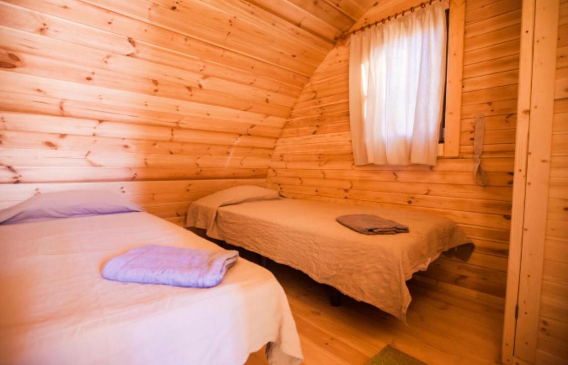 Eco-Wooden Houses Camping Montana Roja El Médano Esterno foto