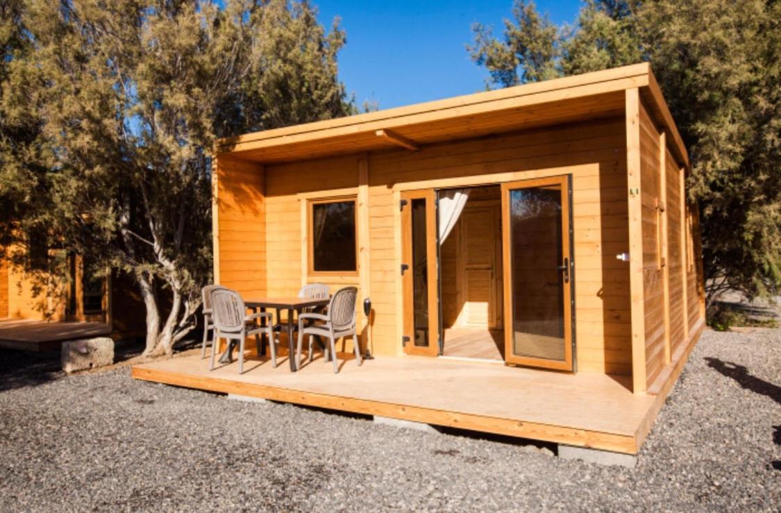 Eco-Wooden Houses Camping Montana Roja El Médano Esterno foto