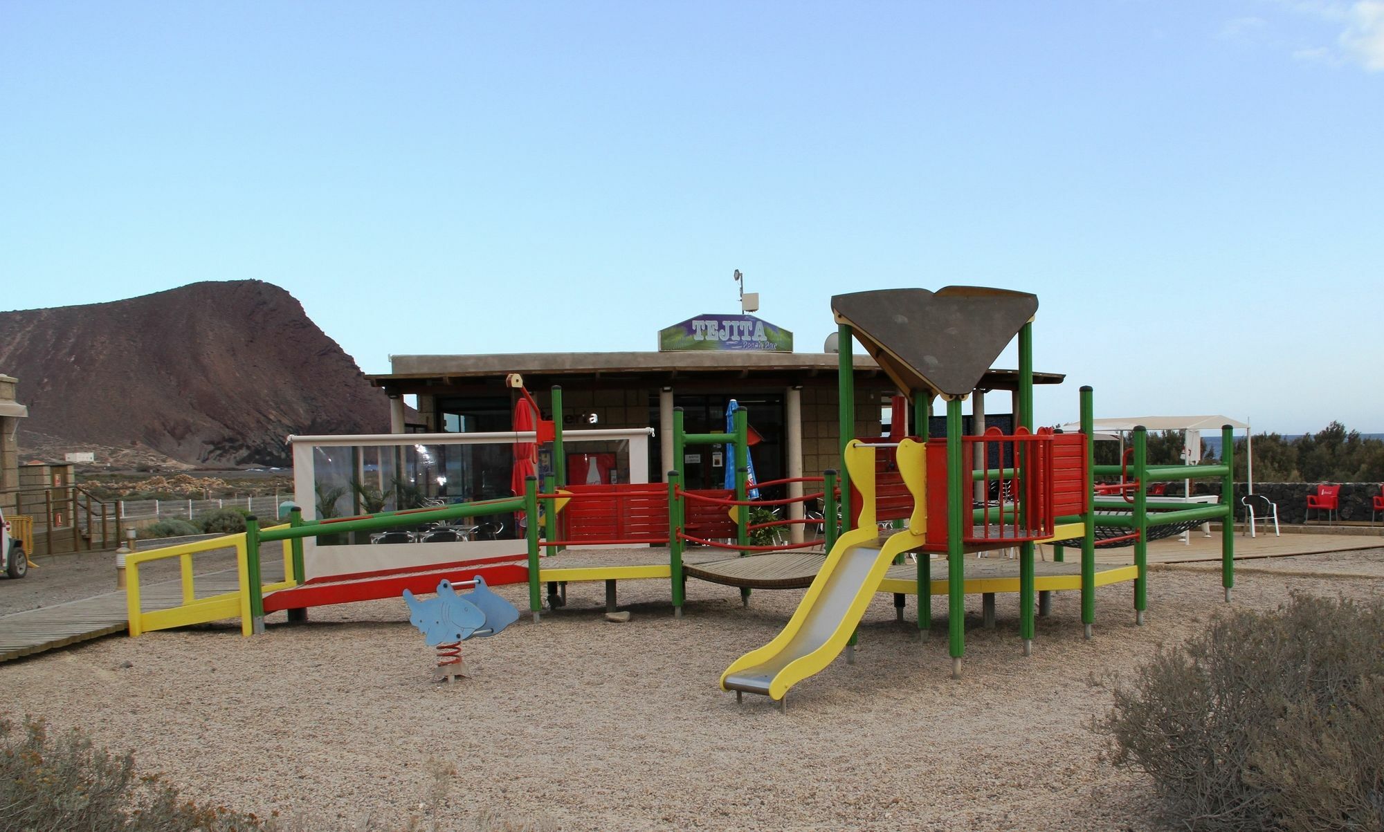 Eco-Wooden Houses Camping Montana Roja El Médano Esterno foto