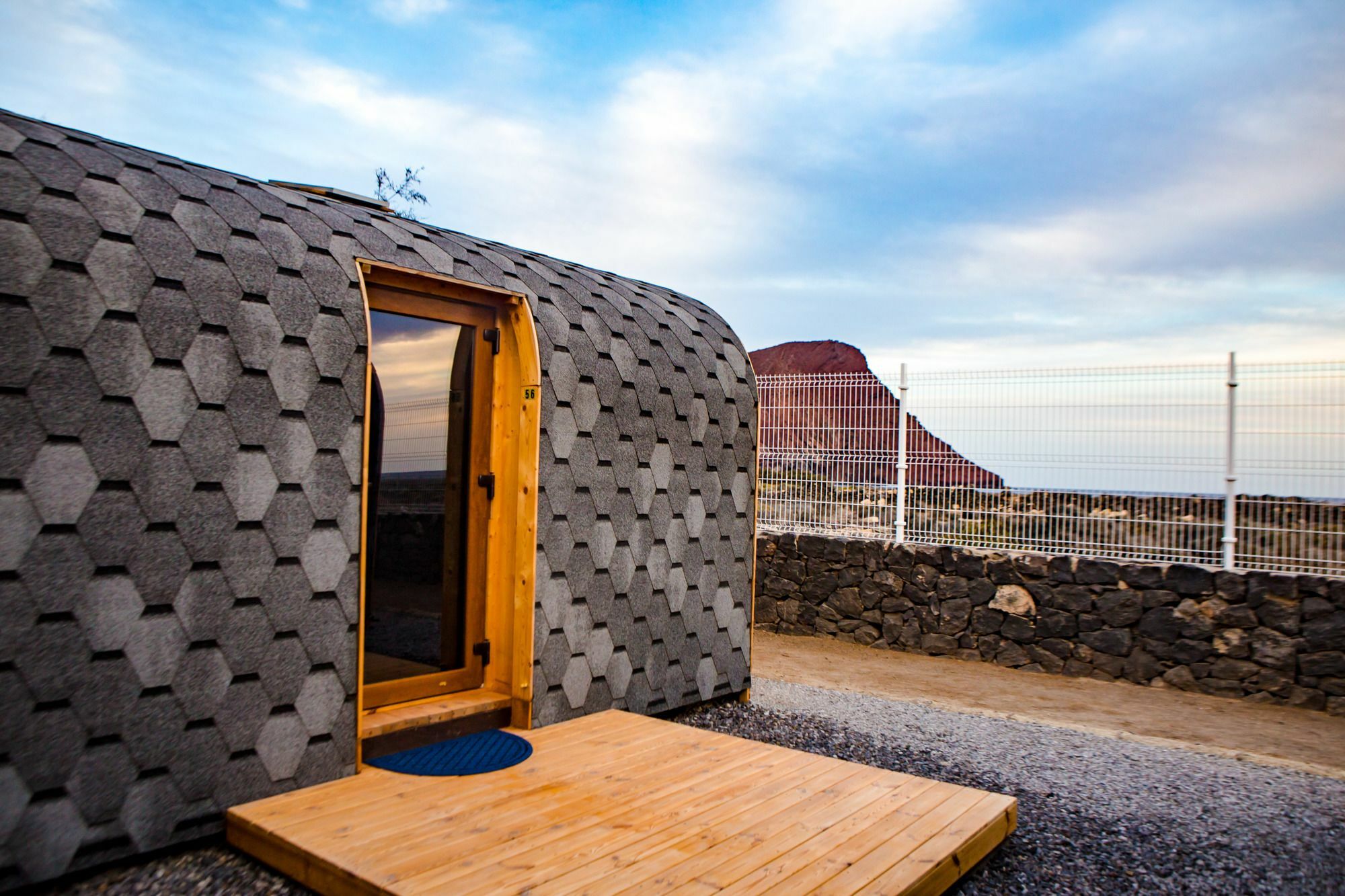 Eco-Wooden Houses Camping Montana Roja El Médano Esterno foto